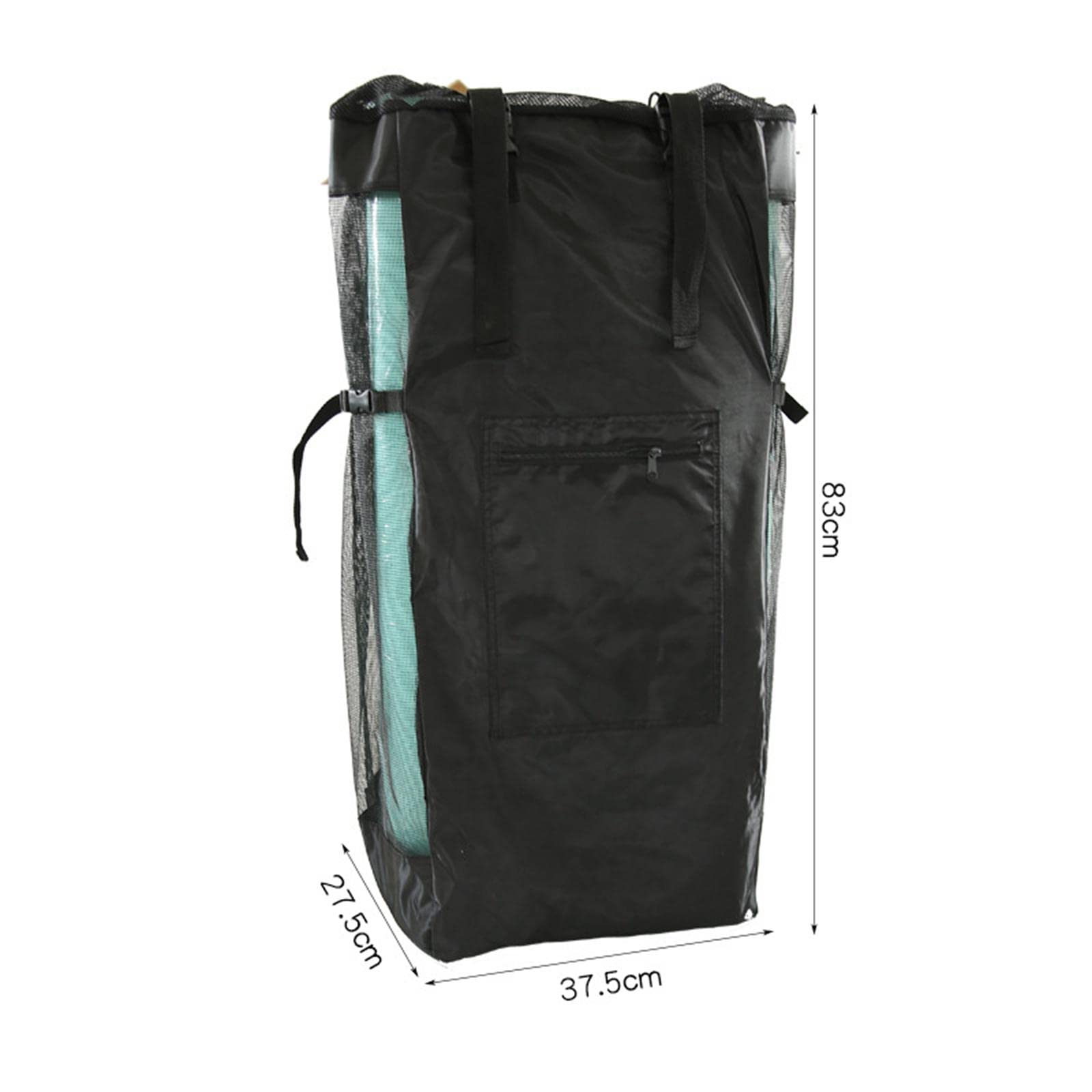 Mochila Impermeable para Tabla de Paddle Surf Inflable con Diseño de Panel Lateral en Malla Correa de Pecho Ajustable y Bolsa Universal Adecuada para