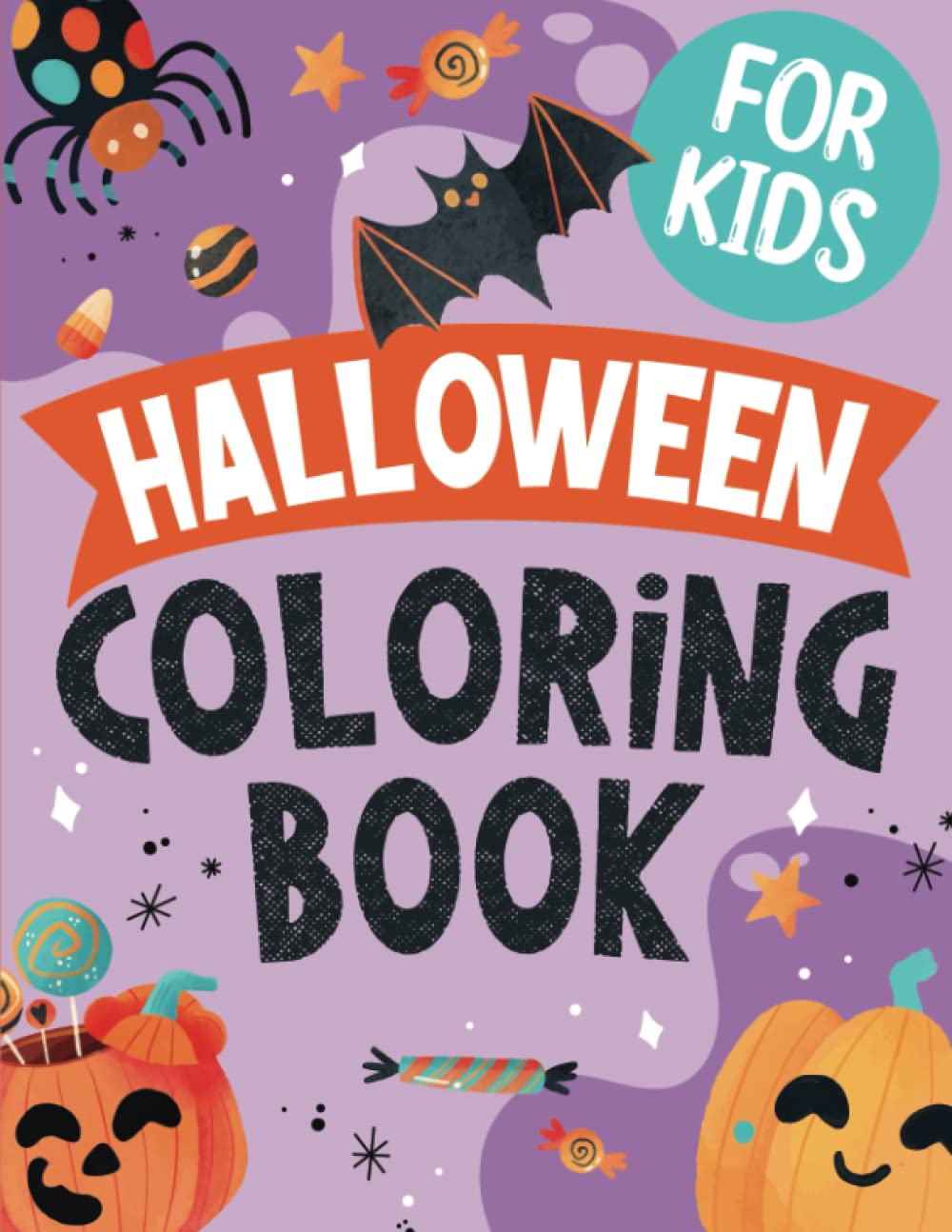 Amazon.com: Halloween Coloring Book For Kids Ages 2 To 4: 30 Simple And ...