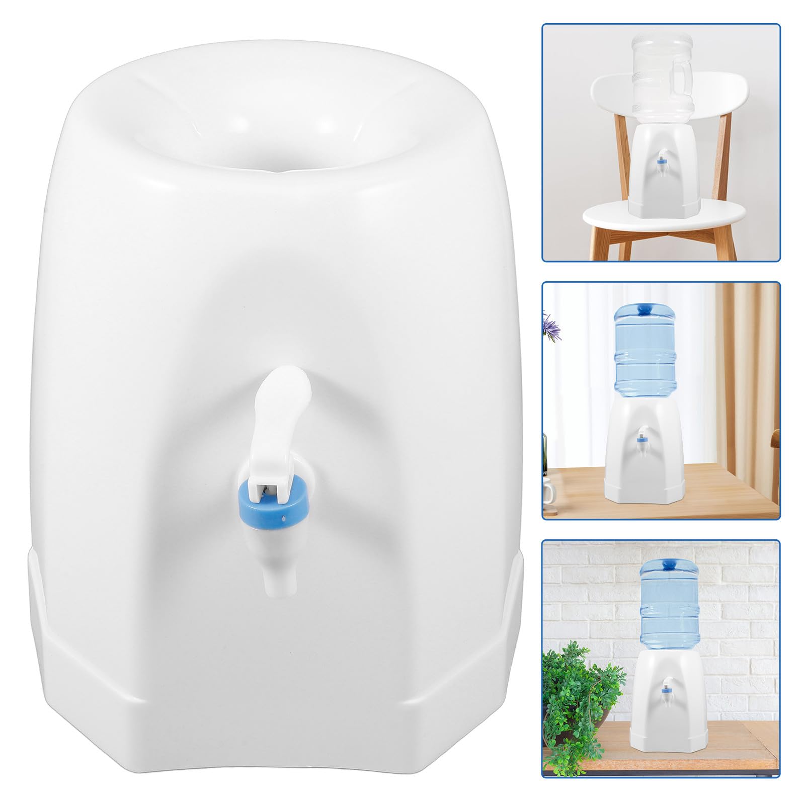 Alipis Kleiner Tisch Kaltwasserspender mit Wasserhahn Kompakter Tragbarer Wasserspender aus Stabilem Material für Zuhause Büro und Camping