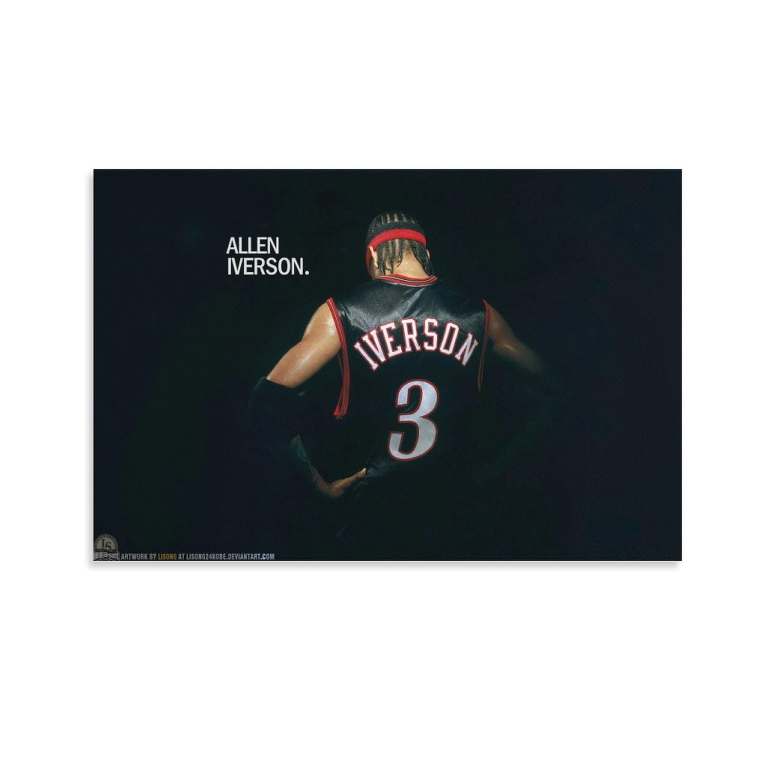 Amazon.co.jp: NBA アレン・アイバーソン (2) キャンバスウォール 
