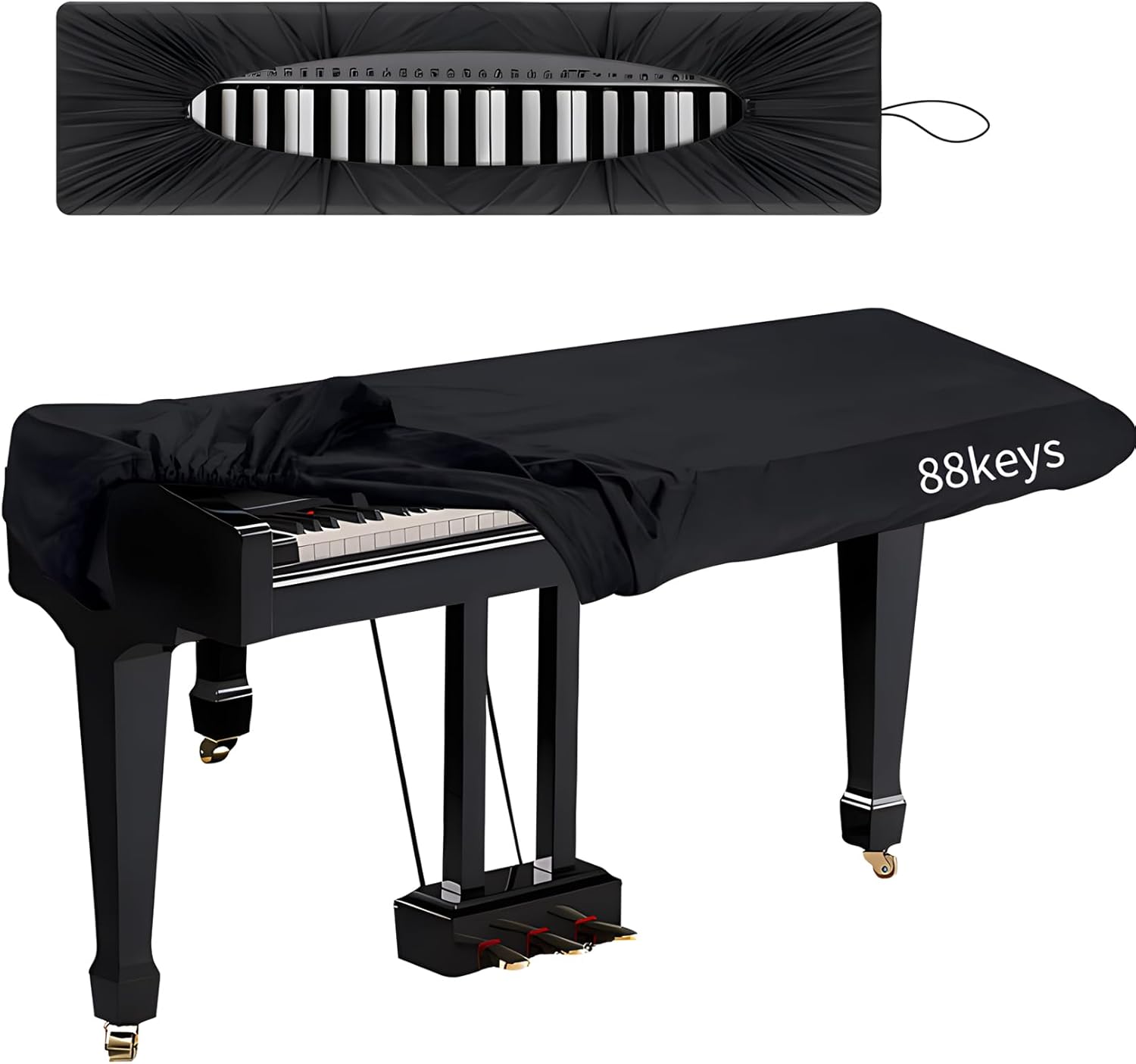 Medibot 88 Keys Piano Keyboard Dust Cover/Dirt Proof Cover