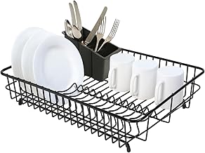 Delfinware 2100BK Black Large Drainer , 12 x 48.5 x 38cm