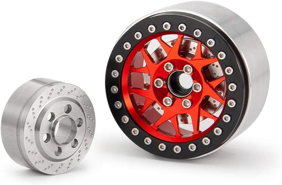 4Pcs Stainless Steel Internal Wheel Weights for 1/10 RC Crawler 2.2" Beadlock Wheels Balance Weights 90048