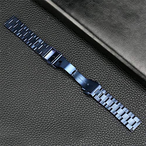 Sangle de montre or 20mm en acier inoxydable avec boucle à pliage haut de gamme