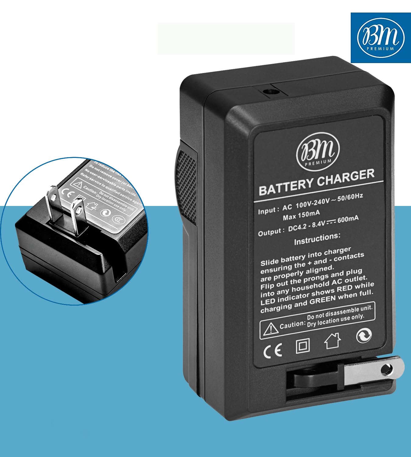 Amazon.com : BM Premium BLH-1 Battery Charger for Olympus OM-D E