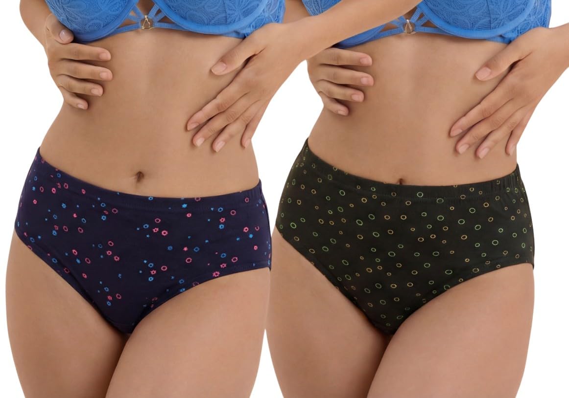 Women's Printed Cotton Panty-image-18