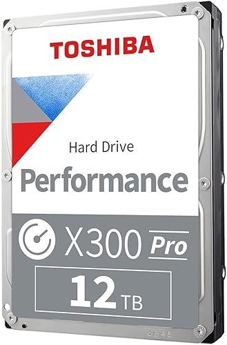 Toshiba X300 PRO 12TB Alto Rendimiento de Carga de Trabajo para Profesionales Creativos Disco Duro Interno de 3.5 Pulgadas - Hasta 300 TBaño Tasa de