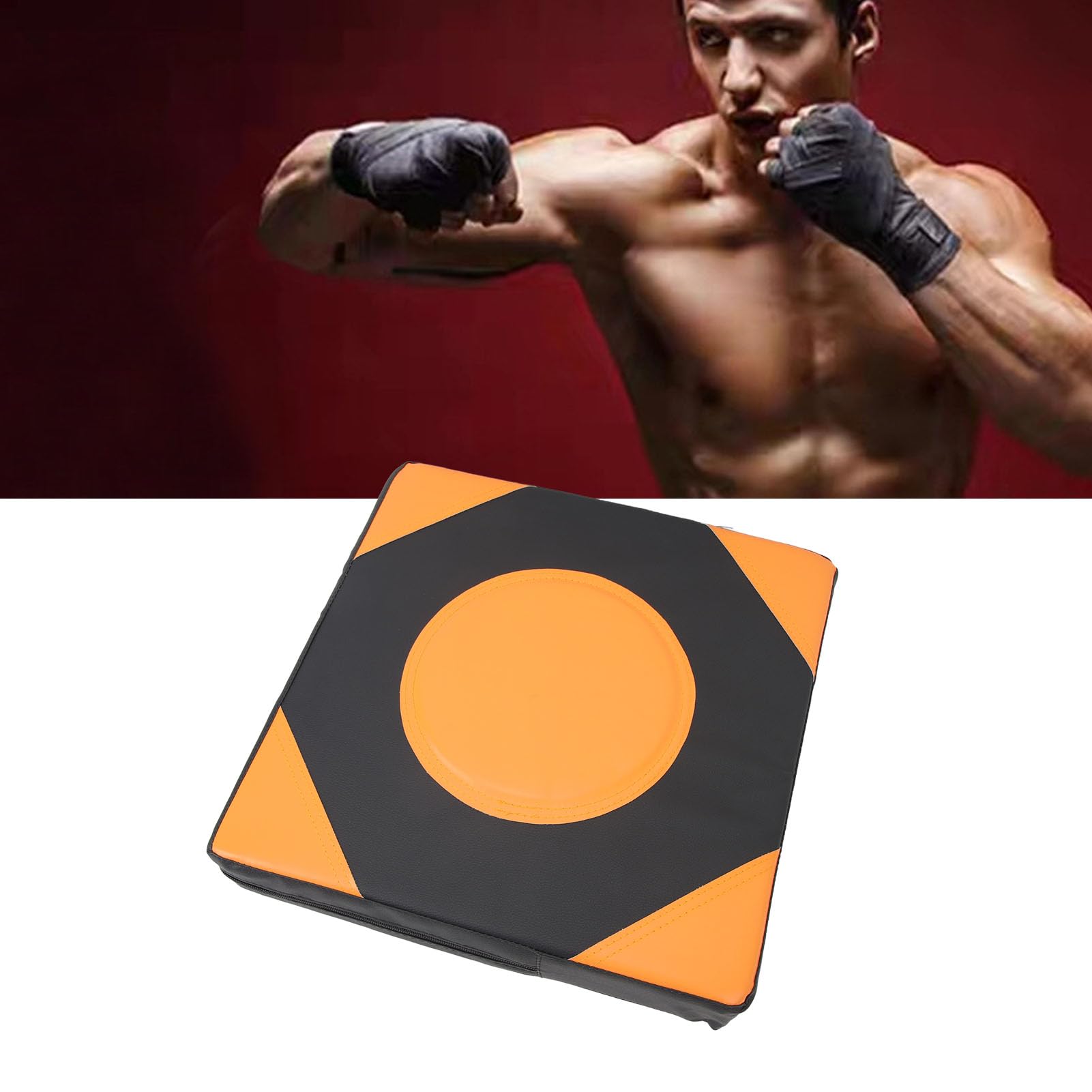 Almohadilla de Boxeo para Perforación de Pared de Ajustable con Cierre de Gancho y Bucle para Entrenadores