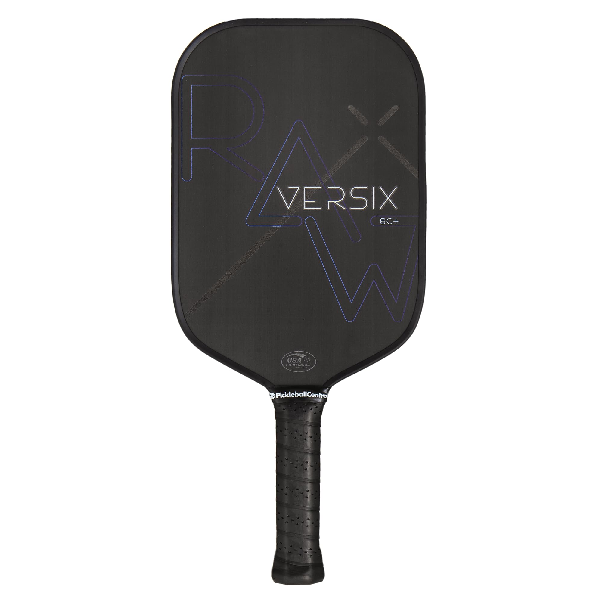 VERSIX RAW Carbon Fiber Pickleball Paddle,Polypropylene Honeycomb Core, T700 Toray Raw Carbon Fiber, 7.9oz (Midweight), 15mm Core