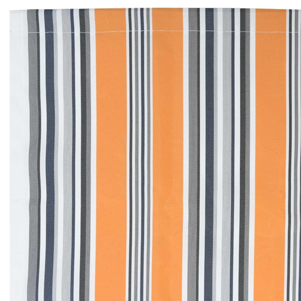 Grembiule di ricambio per tenda da sole, multicolore, in poliestere, larghezza 2,5 m, resistente alle intemperie e impermeabile, per tenda da sole, balcone, giardino, con tessuto resistente ai