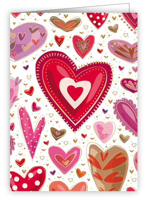 Quire CollectionsMini Card Love Hearts