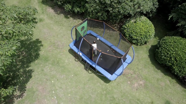 Amazon.com : Lyromix 16FT Outdoor Rectangle Trampoline for Kids