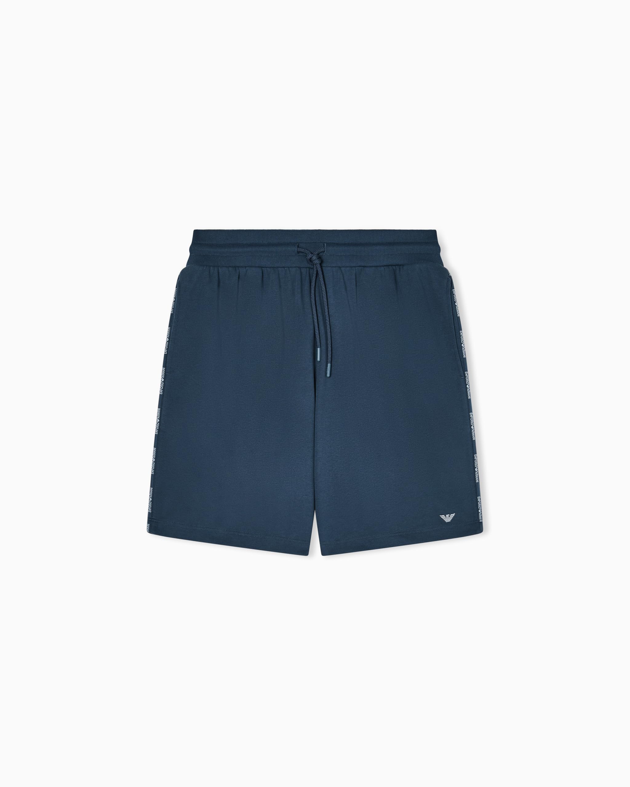 Emporio Armani Men's Terry Bermuda Short Blue M