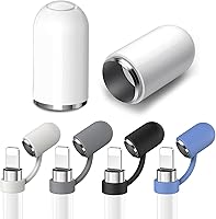 Vista 1 de Jelanry Tapa magnética de repuesto para iPencil con tapa de silicona para Apple Pencil de 1ª generación, funda protectora antipérdida, accesorios
