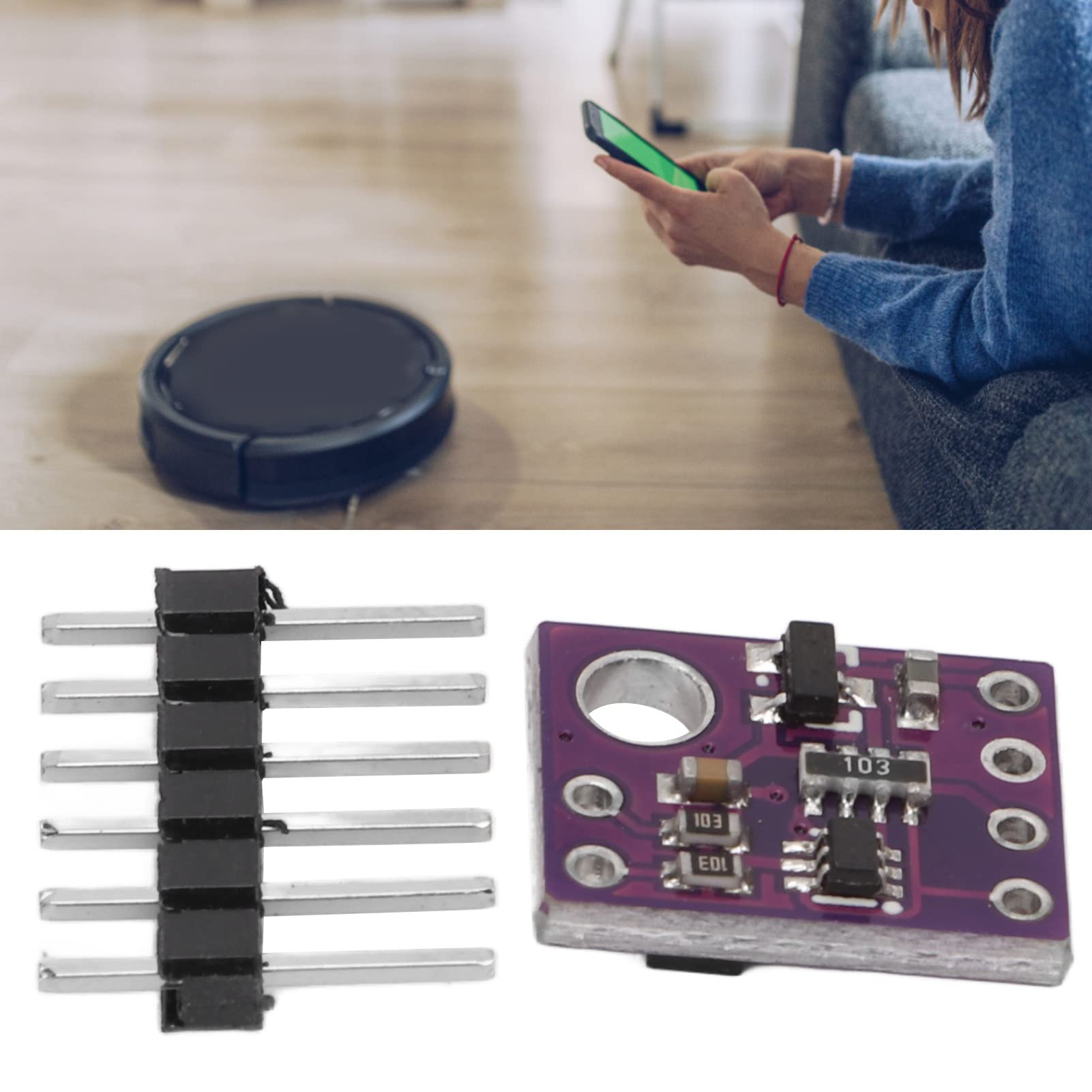 Flight Detection Time Sensor 2.8-5V VL53LOX Multifunction Chip Chip Precise ToF Detection Module for: - Image 2