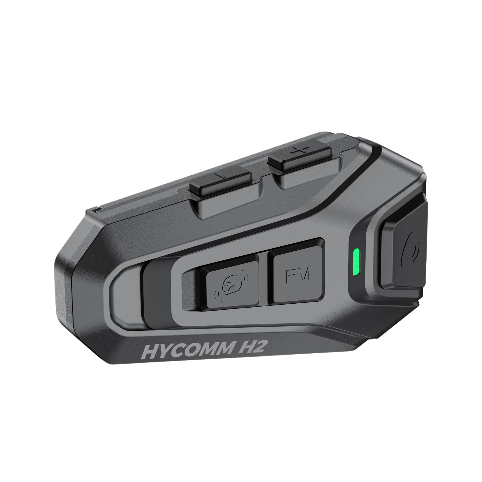 H2 Auriculares Bluetooth para Casco de Moto, Intercomunicador 2 Vías 1 Botón, 35h Batería, IP67 Impermeable, Cancelación de Ruido, Manos Libres con Asistente de Voz