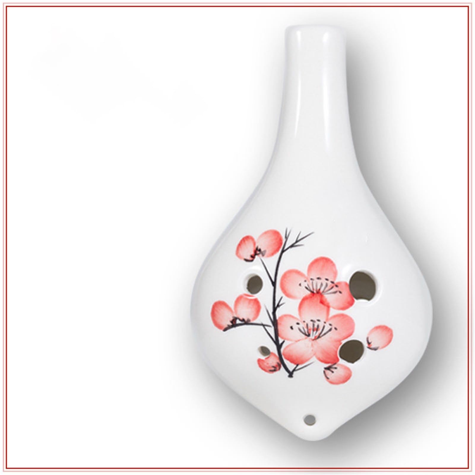 Set Ocarina Strumento Portatile Ocarina A 6 Fori Con Chiave Alto C Plum Blossom Pattern Per Principianti