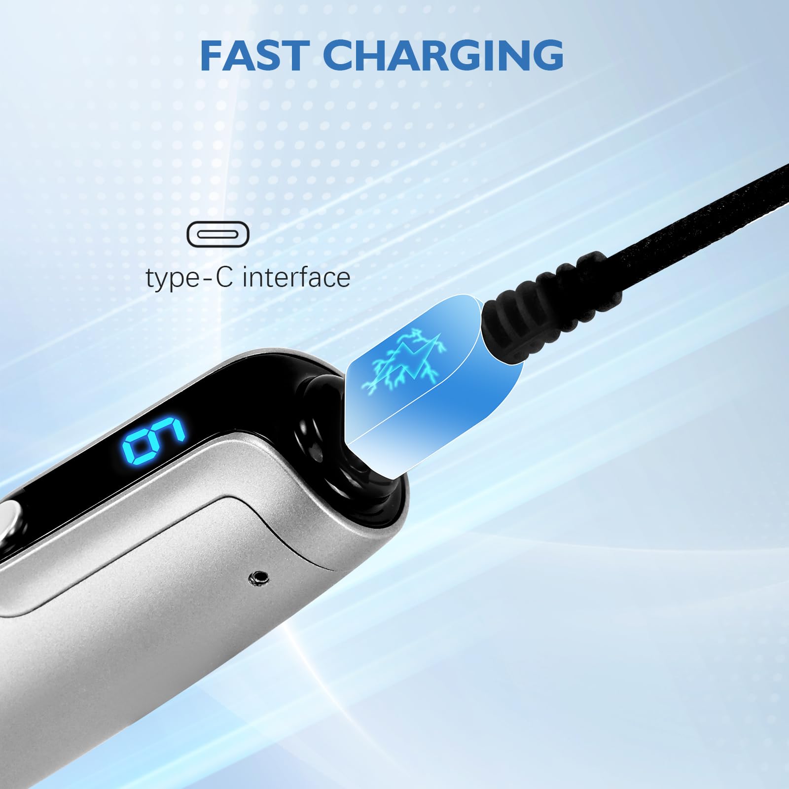 Penna per microneedling M8S, Derma Pen professionale wireless con 6 cartucce di ricambio aghi per Dr Pen M8S (12 pin, 36 pin), 6 velocità regolabili, micro aghi microneedle per viso, cura della pelle