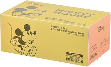 Amazon Co Jp パール金属 鍋 フライパン ガラス蓋3点セット 18cm Ih対応 ふっ素加工 チップ デール バッジ ディズニー Wd 9068 ホーム キッチン