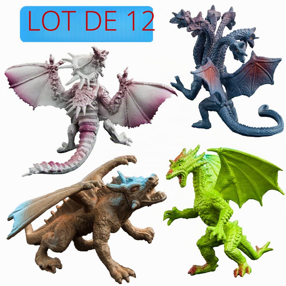 CrystaLynx Dragons – Figurine Articulée 23 Cm – À Collectionner Et Personnaliser – Imprimé 3D, Couleurs Riches – Modèle Aléatoire – Dès 8 Ans