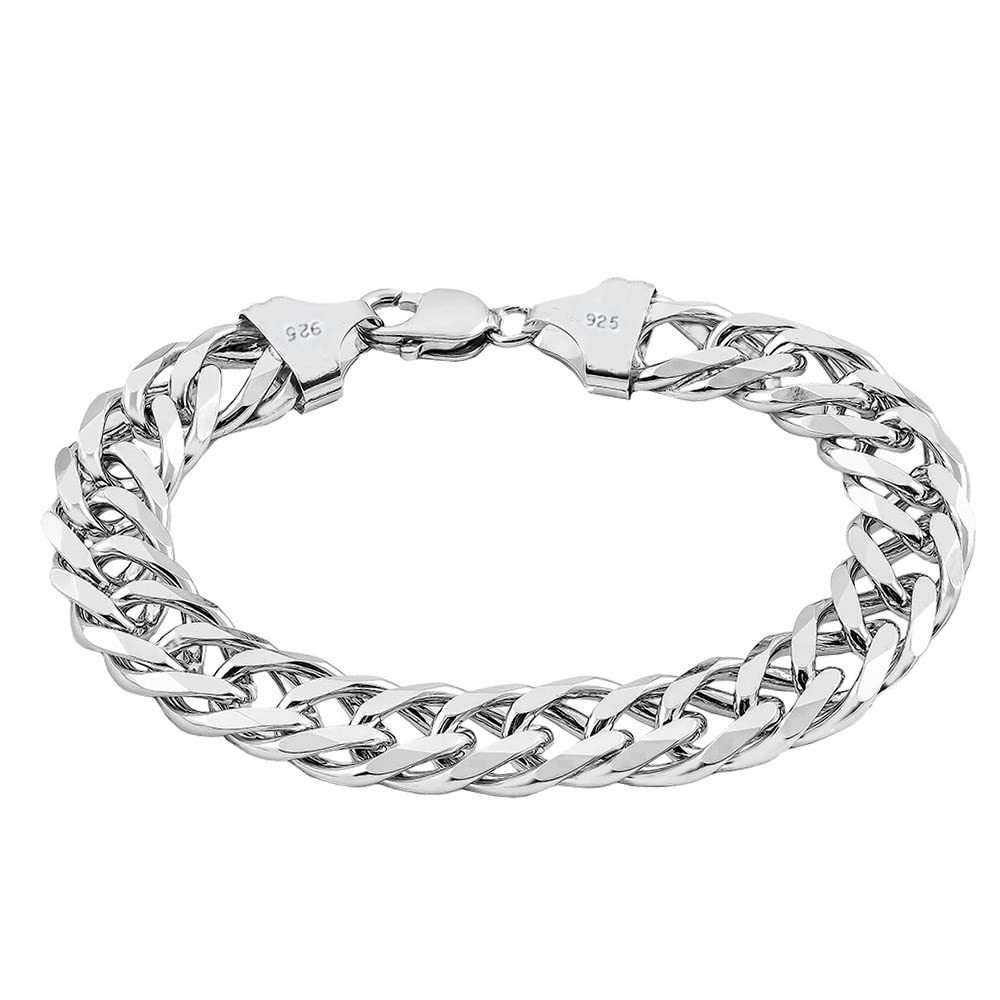 ◎D moment ◎ DULCE D coin two-line bracelet (925 silver) DOTEFFIL 925 Silver Bracelet Heart/Circle/Square Lock