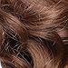 Coleta Postiza Corta con Pinza Extensiones de Cabello Natural Clip Coleta Sintética...