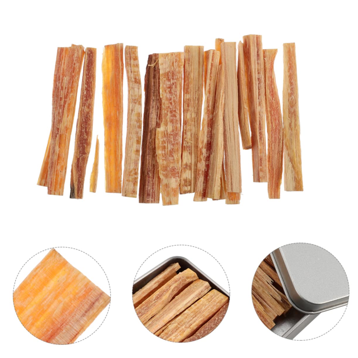 Allume-Bois 1 Set en Bois et Fer pour Camping Extérieur | Allume-feu à Bois, Bois D’allumage Séché au Four, Léger, Usage Survie et Barbecue en Plein Air