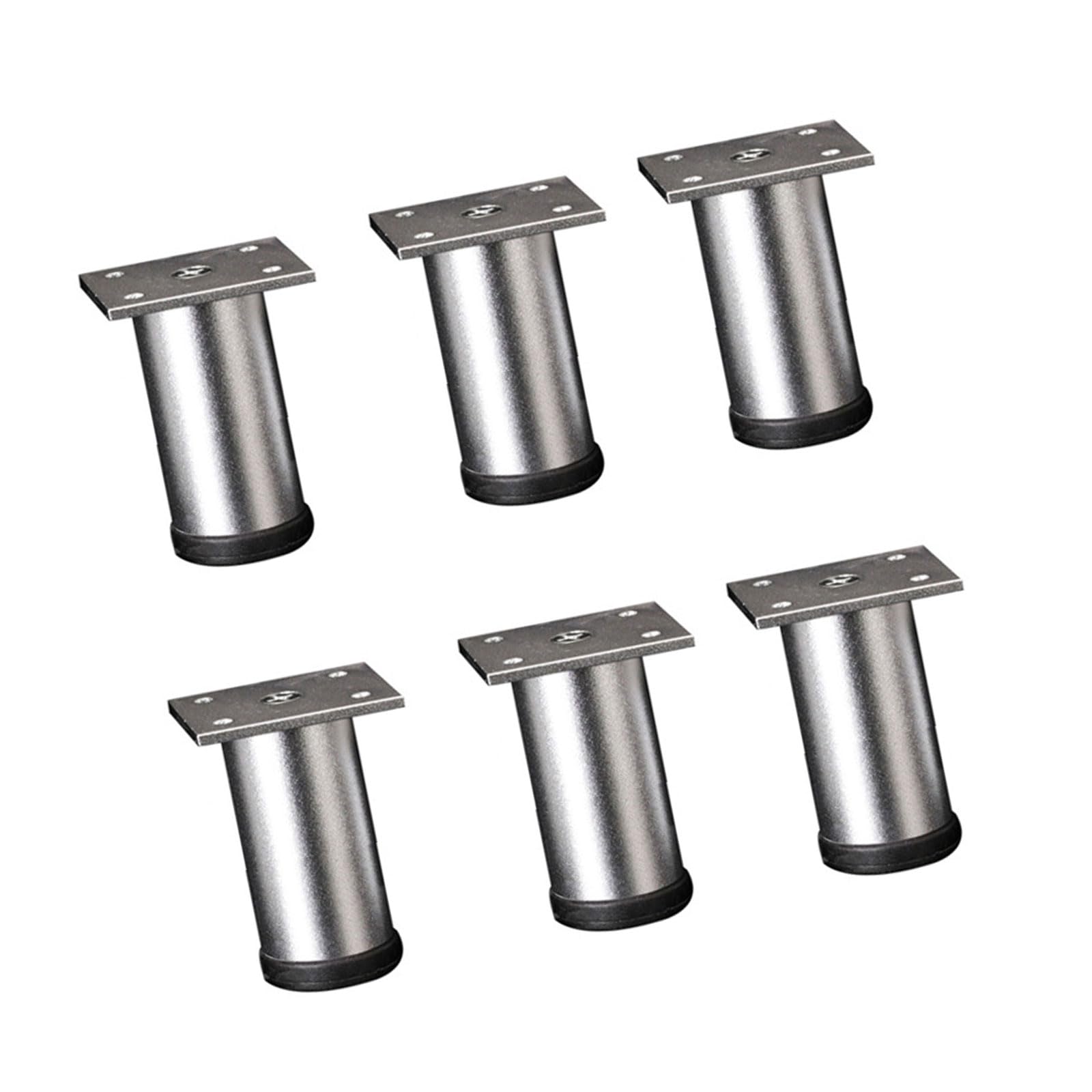 6lots Aluminum Alloys Adjustable Furnitures Feet Modern Styles Bed Leg Elevator for Stable Height Slip Resistant Furniture Legs