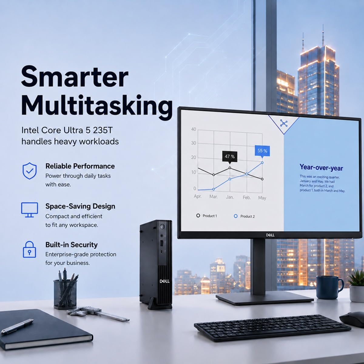 Amazon.co.jp: Dell Pro Micro QCM1250デスクトップ、Intel Ultra 5