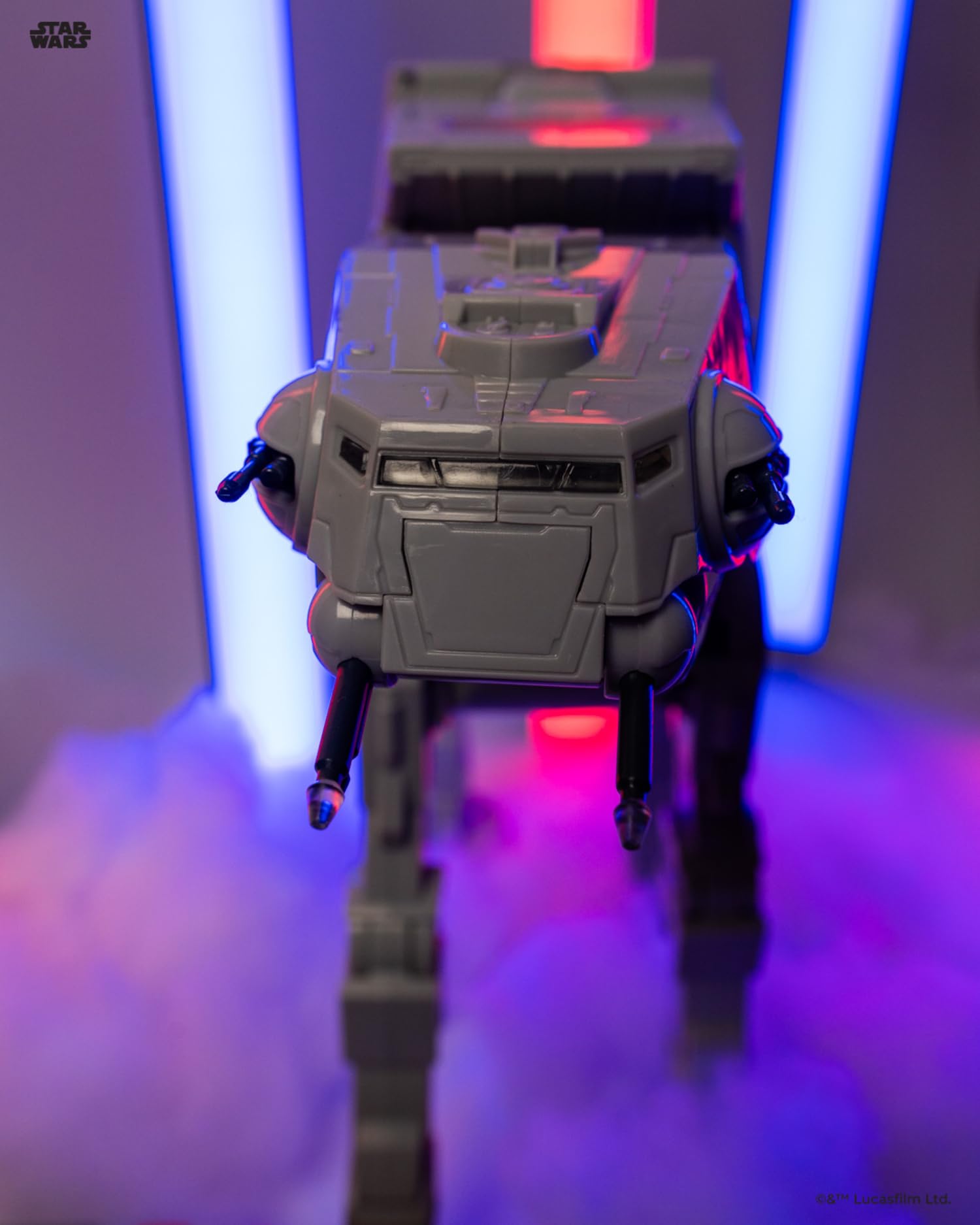 Jada Star Wars AT-AT Walker Teledirigido 33 cm, Robot Imperial con Luz y Sonido, Movimiento Realista, Cabeza Móvil, Juguete +6 Años (9336944314R00)