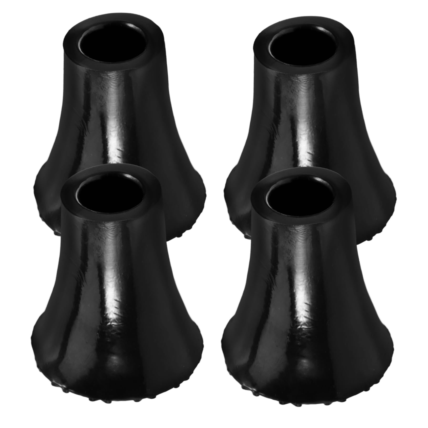 Didiseaon 4 Juegos Almohadillas Para Muletas Bastón Puntas De Muleta Punta De Caña Cubiertas De Pie De Caña Puntas De Plástico Para Bastón Almohadillas Para Muletas Extremos De 4 Uds * 4