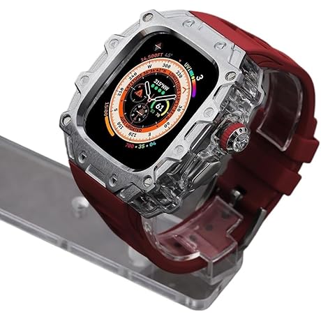 Rm Style Alloy Case Protective Face Cover, Perfect Fit for Apple Watch Ultra 2 49mm