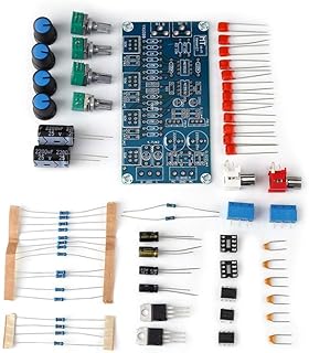 NE5532 Op-Amp HiFi Amplifier Board, AMP Preamplifier Amplifier Volume Tone Control Board DIY Set Kits with Low/Middle/High Pitch
