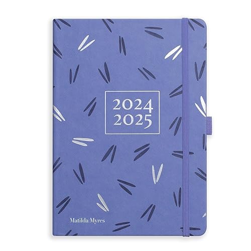 Matilda Myres 2024-2025 Diary - A5 Weekly Mid Year Diary - School Diary - Teachers Planner - Academic Year July '24 to July '25 - Lilac