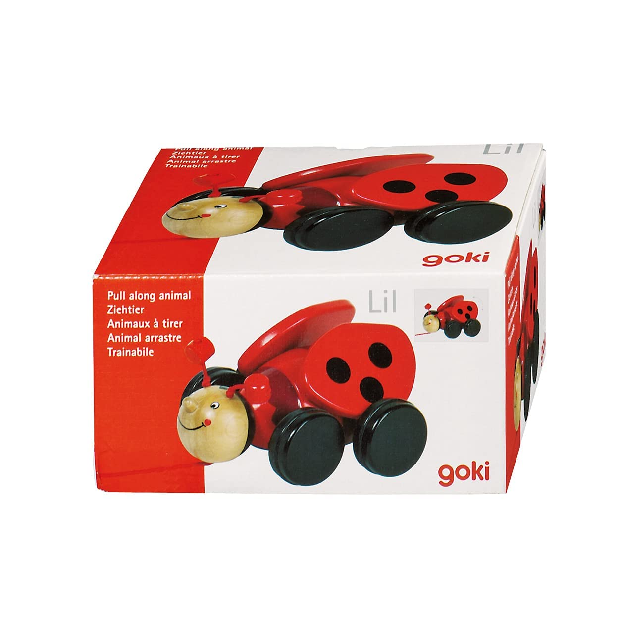 Goki - 2041336 - Jouet À Tirer/Pousser - Dragon Jakomo