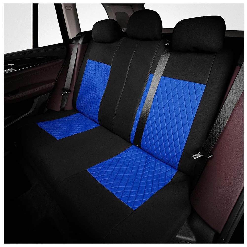 Fundas Asientos Coche para Toyota Yaris Cross SUV 2021-2026,Transpirable Antideslizante Cubreasientos De Tela Protectores, Accesorios Coches Interior,C/Blue-5Seat