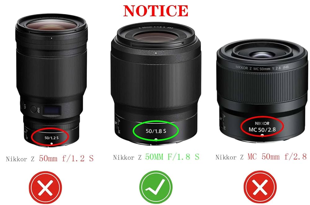 Nikon NIKKOR Z 50mm f/1.8 S 【NCフィルター付】 Nikon NIKKOR Z 50mm f/1.8 S Lens for Z Series Mirrorless