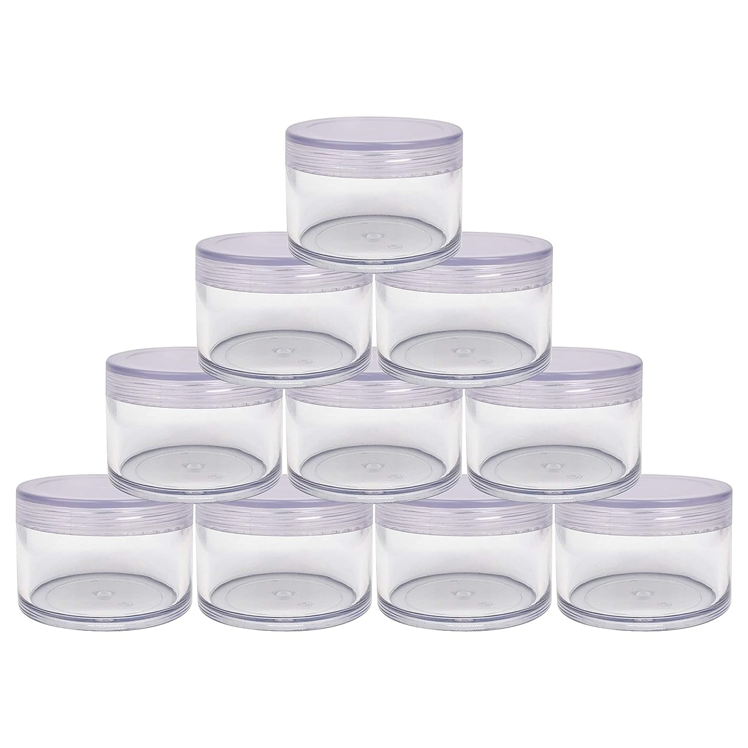 B.H.Industry Cosmetics San Jars with Elegant White Transparent Lids Suitable For Lip Balms, Personal Care and Beauty Products(Pack of 10)(15Gr Jars)-image-15