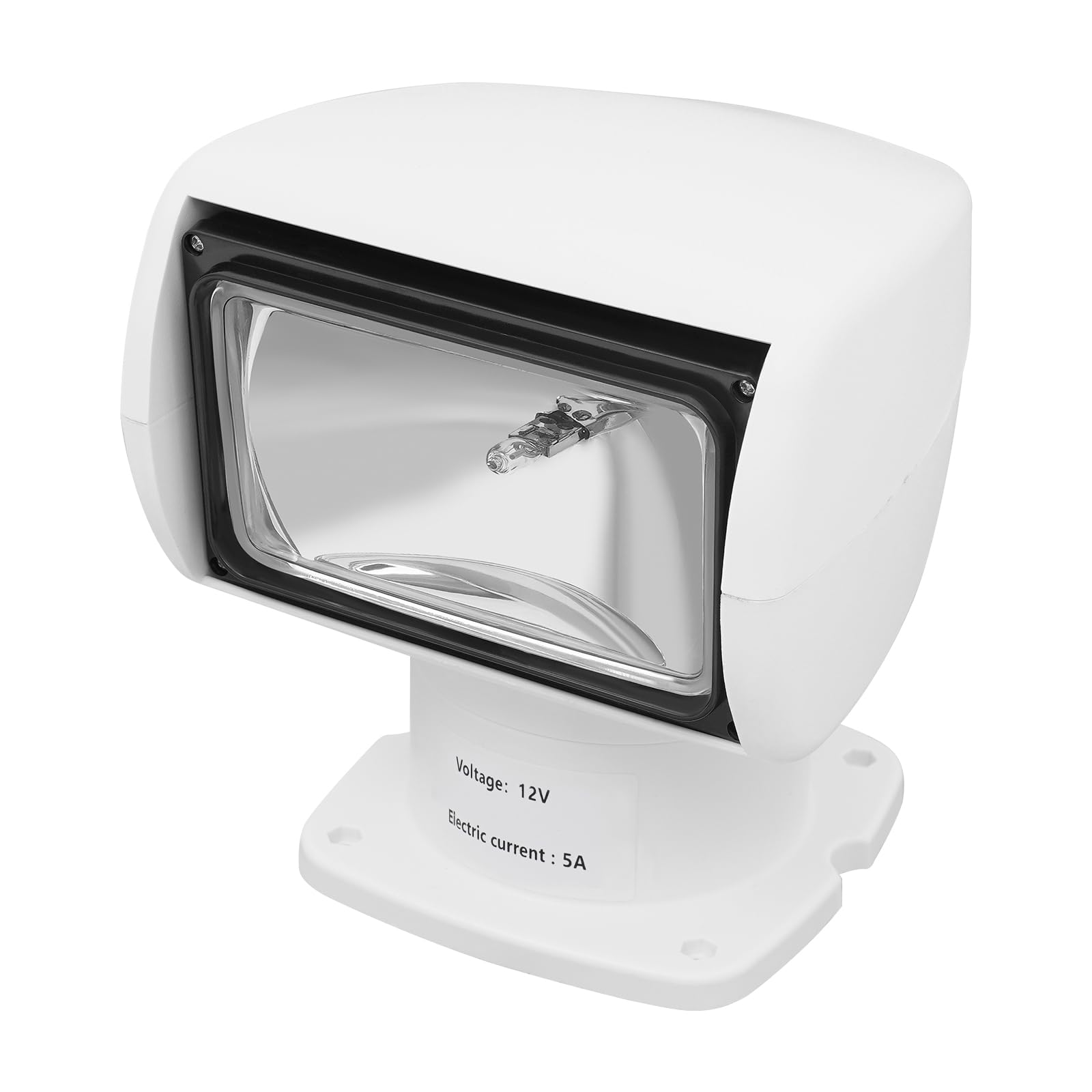 Projecteur de recherche télécommandé, projecteur de recherche avec étanchéité IP56, 100 W, pour bateaux, bateaux, yachts de nuit, patrouilles de mer
