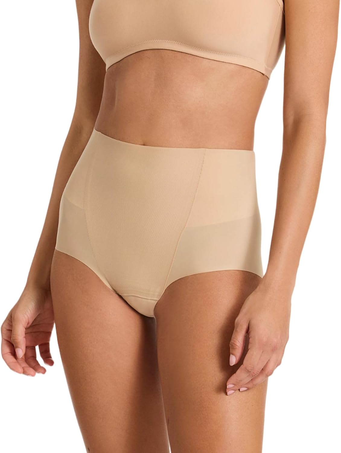 commando Zone Smoothing Brief | High Waist Shapewear with Zoned Panel Technology | Smooth Invisible Finish | Machine Washable