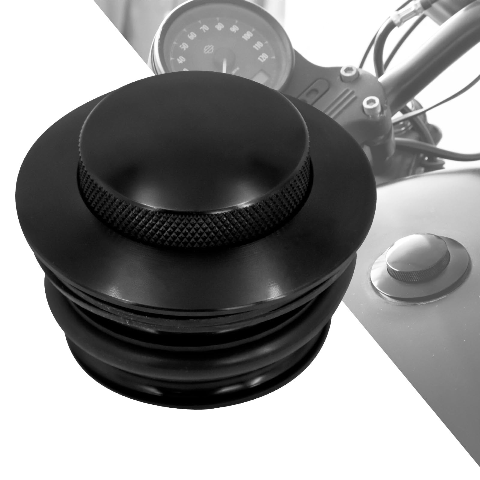 Amazon.com: HDBUBALUS Motorcycle Flush Push Up Gas Cap Fuel Tank 