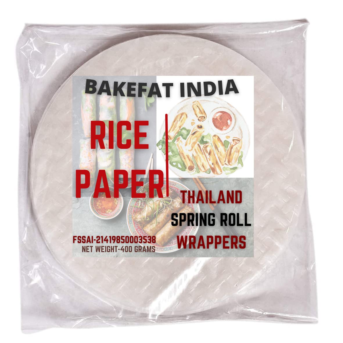 La Aromatic Rice Paper/Sheets-400Gram-Spring Roll Wrapper Sheets-22cm (B09B17BPD5) Amazon Price History, Amazon Price Tracker