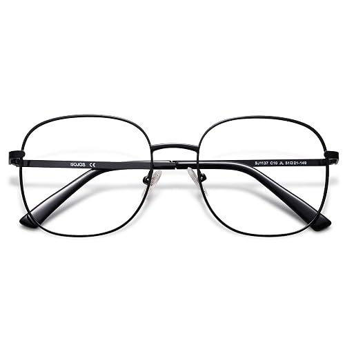 SOJOS Classic Square Blue Light Blocking Glasses SJ1137