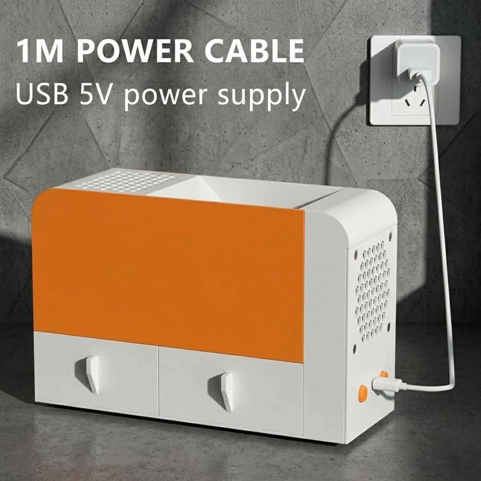 MObyat Limpiador Soplador Semillas Aves Eléctrico, Máquina Soplado Granos Loros Eléctrica 5 Niveles Velocidad Viento Compartimento 10 Cm, Mijo Granos Varios Semillas Melón Arroz