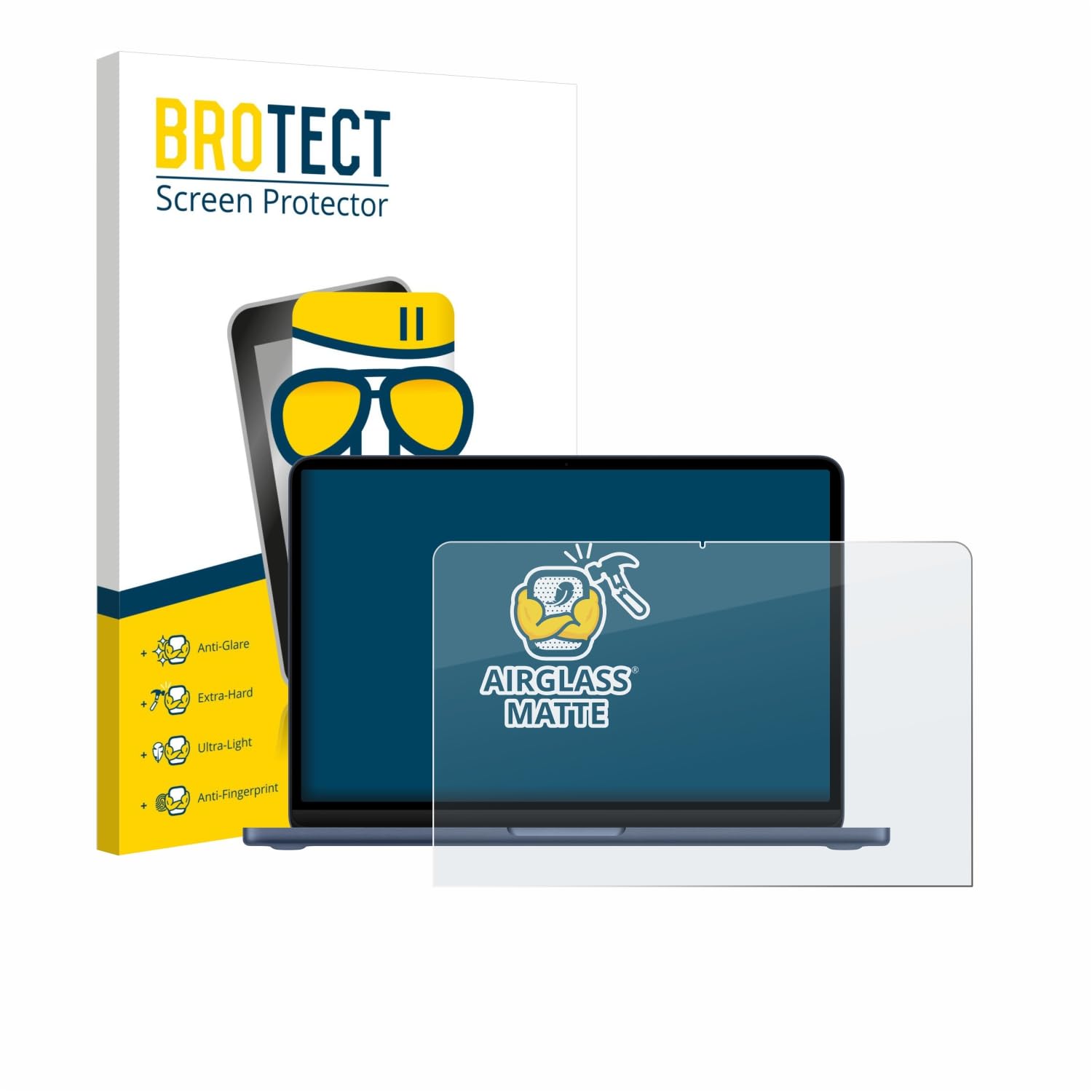 brotect Anti-Reflet Verre Mat pour Apple MacBook Neo 13" 2026 - Film Protecteur 9H