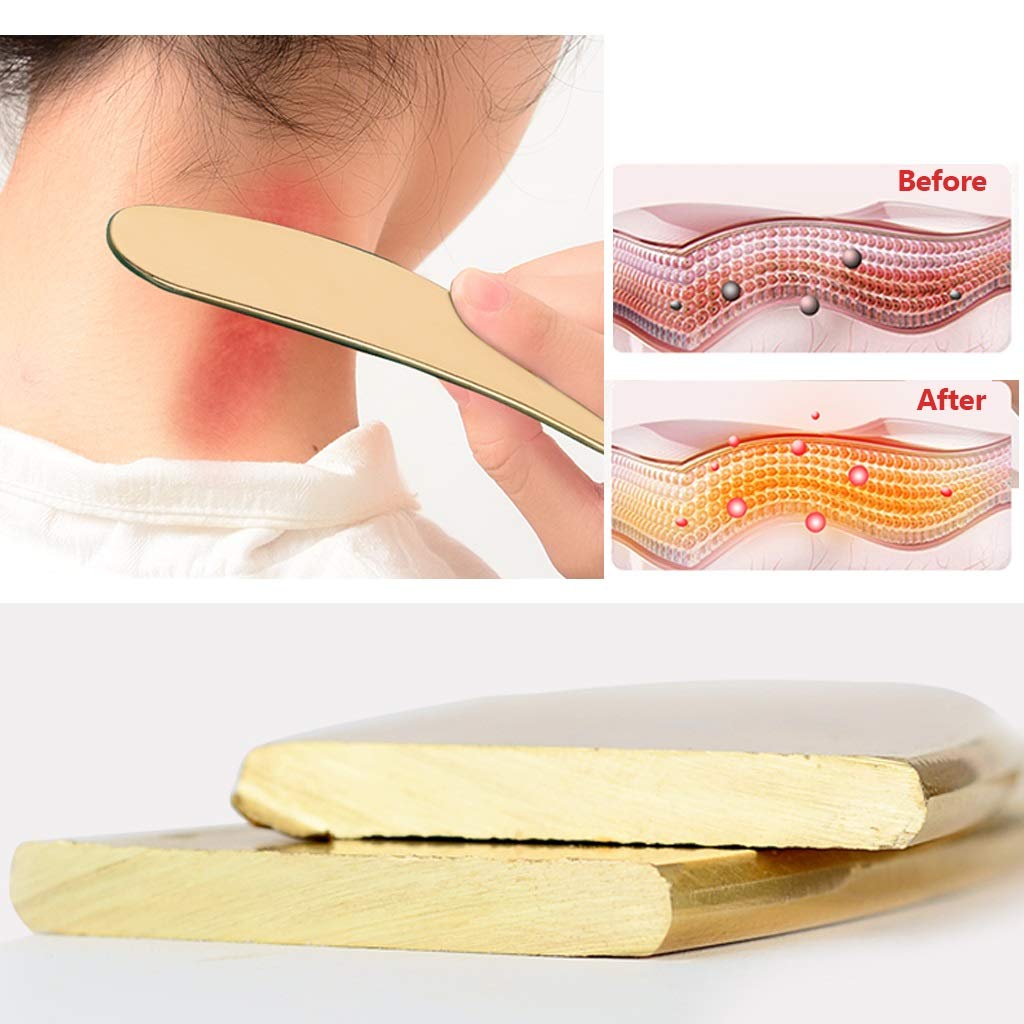 YXCKG Herramienta de Masaje, Masaje Facial Gua Sha, Masaje de Estiramiento Facial para la Piel, Body Gua Sha Masaje, Herramienta de atención médica en el hogar Gua Sha para la Pierna de la Cintura