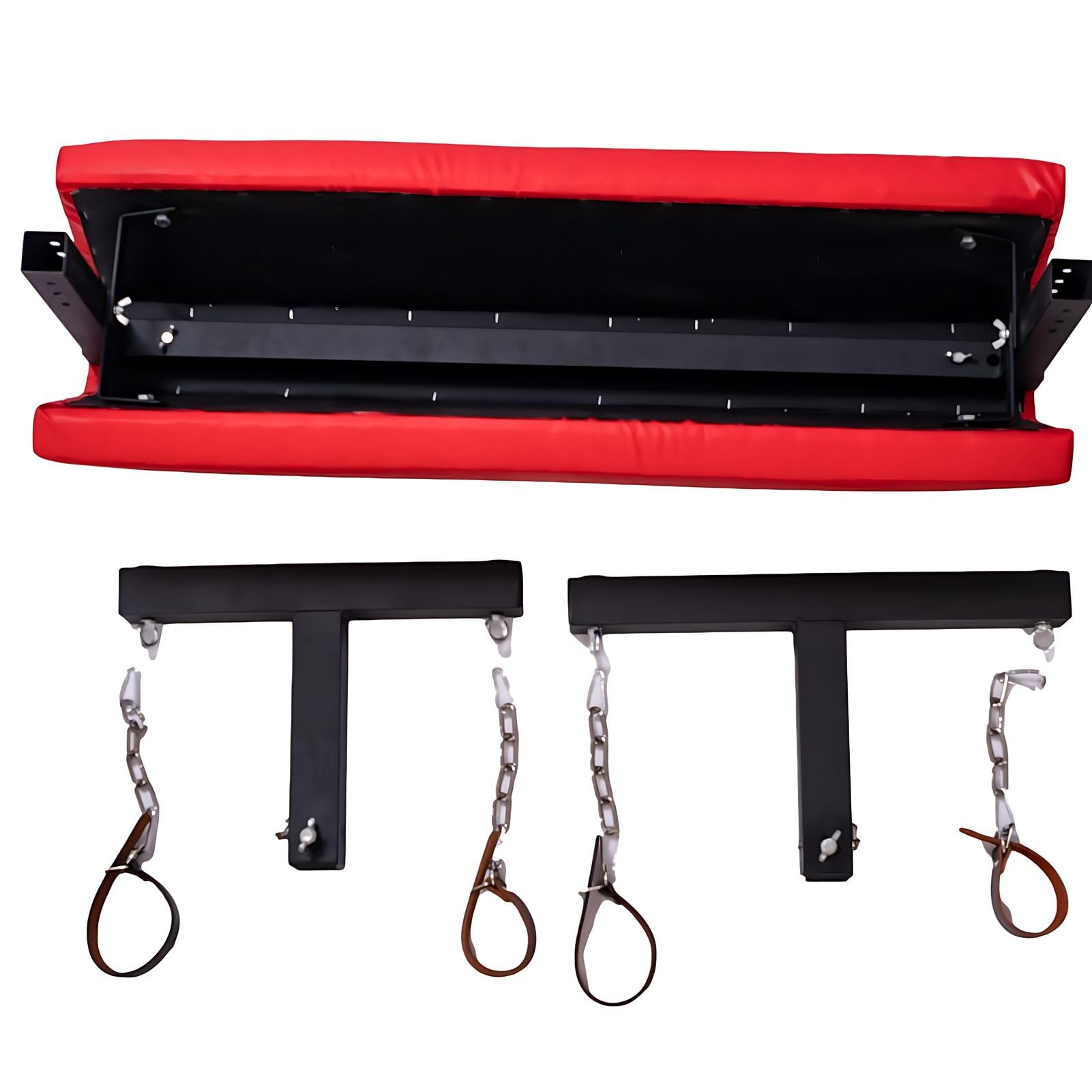 Silla sexual BDSM con forma de caballo y esposas for tobillos, mueble sexual SM, juguetes sexuales for hotel, dormitorio, juegos for parejas y mujeres.
