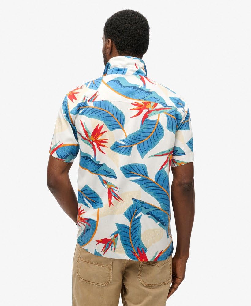 Superdry Herren Hawaiian Shirt R1 - S/S Hemd (M) (1er Pack)