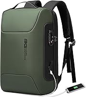 Vista 12 de BANGE Mochila para laptop Tech para hombre y mujer, Negro, Estándar, Computadora portátil