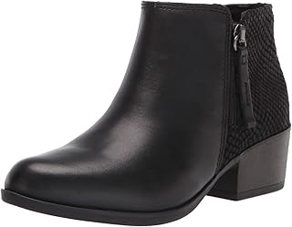 clarks black ankle boots sale